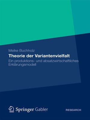 cover image of Theorie der Variantenvielfalt